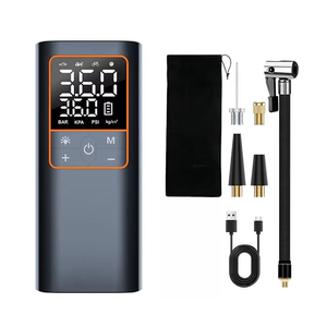 Pompa udara ban mobil portabel pintar harga pabrik 2025 baru kompresor udara Inflator ban dengan lampu LCD - Product Image 1