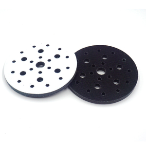 5 Inci <span class=keywords><strong>Hook</strong></span> & <span class=keywords><strong>Loop</strong></span> 8 Lubang Lembut Antarmuka Pad Spons Poles Penyangga Bantalan - Product Image 2