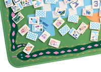 Tapis de table de mahjong hautement élastique, style minimaliste moderne, tapis de jeu silencieux résistant aux taches