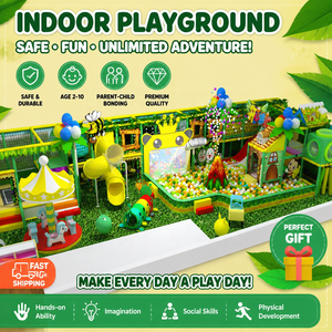 Community Event Friendly <b>Indoor</b> Playground <b>Slide</b> for Church Activity Center Galvanized Steel Aluminum Construction 500kg - Product Image 1
