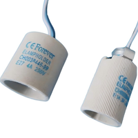 Douille en céramique pour lampe halogène électrique, base de lampe à vis E27, tension 250V, marque AK-TECH, garantie 2 ans