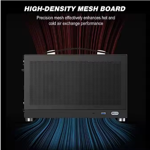 Tùy Chỉnh S300 Mid-ITX <span class=keywords><strong>PC</strong></span> Chơi Game Trường Hợp Xách Tay Với Phía Trước I/O USB 3.0 Và Loại C <span class=keywords><strong>Mini</strong></span> Tháp Cho Máy Tính Để Bàn Ứng Dụng - Product Image 6