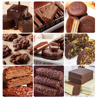OCEAN Commercial Bench Top Automatique Date Donut Coating Chocolat Temper Enrobe Prix de la machine