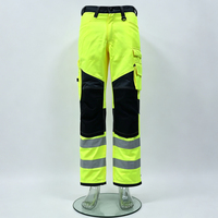 Vêtements de travail haute visibilité réfléchissants personnalisés, pantalon de travail pour hommes, pantalon cargo multi-poches pour travaux de construction