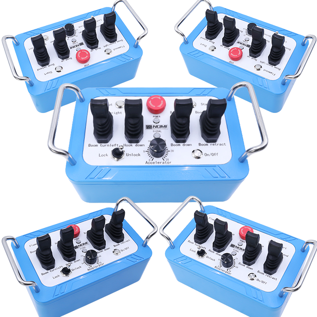 Factory Direct Crane Wireless Remote Control 12V 24V Hydraulic Joystick Proportional Valves Kits Construction Machinery