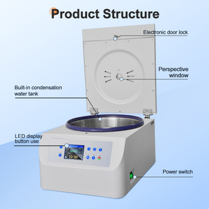 Centrífuga de Laboratorio 6000 RPM con Rotor Angular, 12 x 15 ml, Motor sin Escobillas, 5120xg RCF, Capacidad Máxima 300 ml - Product Image 2
