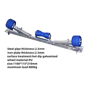 Haute qualité unique bas garde <span class=keywords><strong>roue</strong></span> nouvelle condition <span class=keywords><strong>remorque</strong></span> pièces <span class=keywords><strong>de</strong></span> rechange <span class=keywords><strong>bateau</strong></span> <span class=keywords><strong>remorque</strong></span> quille rouleau approvisionnement d'usine - Product Image 2