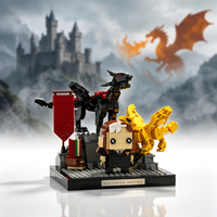 Kit de construction de figurines Dragon Knight, jouets de construction, bricolage, objets de collection personnalisés, cadeau, décoration, modèle, ornement