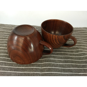 Wooden Beer Mug <b>Large</b> Jujube Wood Handle Party Drink <b>Cup</b> - Product Image 2