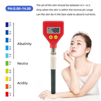 VENTE FLASH pH-mètre numérique avec électrode en verre pointu pour l'eau, les aliments, le fromage, le lait, le sol, avec fonction de maintien des données modifiable