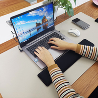 Venta al por mayor de alfombrilla para teclado y ratón con soporte para muñeca, equipo de oficina esencial