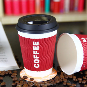 Tazze da Caffè Ecologiche Usa e Getta con Coperchio, Personalizzabili, a Doppia Parete in Carta Bond, 8oz 10oz 12oz 18oz, Prezzo all'Ingrosso - Product Image 2
