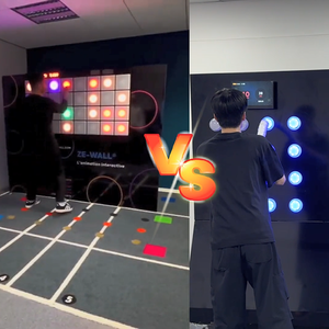 Nouveau jeu interactif mural LED Strike Activate Light Game Dot Lighting pour enfants et adultes, version améliorée du fabricant Club - Product Image 4