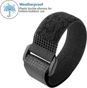 Kravat askıları ayarlanabilir kanca döngü ile 30cm kablo bağları özel renk kendinden yapışkanlı toka kesim şekli baskı logosu - Product Image 4