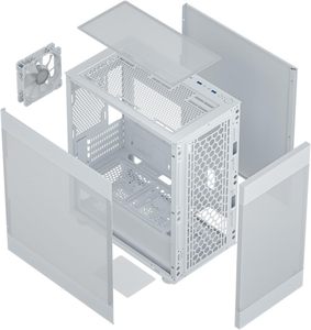 OEM Factory <strong>Direct</strong> Double-Sided Tempered Glass Panoramic Mid Tower PC <strong>Case</strong> for Game MATX ITX <strong>Computer</strong> with <strong>Fan</strong> Wholesale - Product Image 5