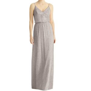 נוצץ עלה זהב שמפניה אינסוף שושבינה ארוך שמלות חתונה נשים עם פאייטים - Product Image 6