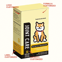 Poudre sans céréales pour la santé des articulations des chiens, saveur bœuf, glucosamine, chondroïtine, MSM, 120 grammes