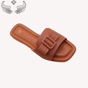 Sandali piatti estivi popolari <span class=keywords><strong>da</strong></span> donna con punta quadrata, alla moda, con plateau, MOQ basso per il provino, sandali per bambine - Product Image 2