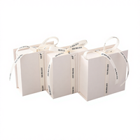 Boîte à bijoux en carton recyclable à rabat en forme de livre, épaisseur 1 mm, avec ruban décoratif, impression quadrichromie estampée, pour bagues