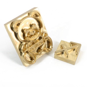 Copper Bronzing Custom Flower Mold Brass LOGO Mould for Hot Foil Stamping Machine <b>Leather</b> Emboss <b>Stamp</b> - Product Image 4