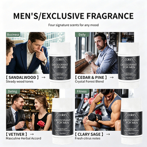 <span class=keywords><strong>Deodorante</strong></span> in Cera per <span class=keywords><strong>Uomo</strong></span> OEM/ODM, Profumo Intenso e Duraturo, Delicato sulla Pelle, Senza Alcool, Fragranza Maschile Fresca 24h - Product Image 6
