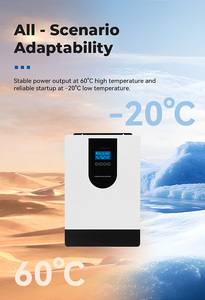 Kungf อินเวอร์เตอร์พลังงานแสงอาทิตย์ไฮบริด3.6KW 220V 24V MPPT IP21เฟสเดียวการตรวจสอบ WiFi กริดรองรับพลังงานแสงอาทิตย์สำหรับใช้ในบ้าน - Product Image 2