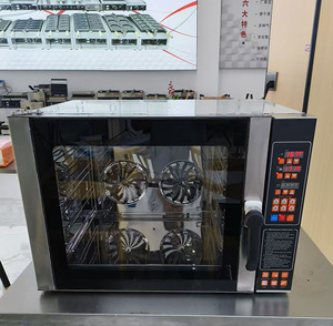 Horno de Convección de Aire Caliente Comercial de Alta Calidad, 4 Bandejas, para Pizza, Pan, Pasteles, Galletas, Horno de Convección para Restaurantes - Product Image 3