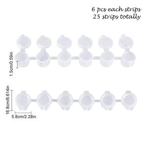 Bocaux en plastique vides de 5 ml, pots de <span class=keywords><strong>peinture</strong></span> vides, contenants de rangement en plastique pour écoles, camps d'été, anniversaires - Product Image 4