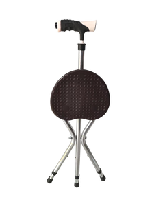Bastón plegable telescópico <span class=keywords><strong>para</strong></span> personas mayores, bastón plegable con asiento <span class=keywords><strong>para</strong></span> <span class=keywords><strong>caminar</strong></span> - Product Image 5
