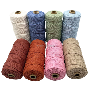 เชือกมาคราเม่ถักเส้นใยโพลีเอสเตอร์หลากสีขนาด5มม. ความยาว100ม. - Product Image 6