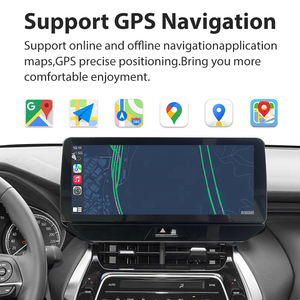 Radio de coche Android de 12,3 pulgadas REPRODUCTOR DE DVD de coche de 8 núcleos pantalla Hd <span class=keywords><strong>para</strong></span> Toyota Harrier Venza 2022 - Product Image 3