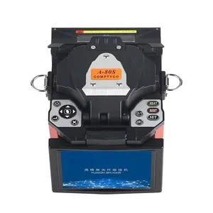 New xách tay FTTH tự động sợi Fusion splicer 5 inch TFT màu kỹ thuật số LCD thông minh sợi Hàn splicer