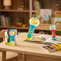 Microphone Jouet Interactif Sonore et Musical en Plastique pour Enfants, Jouet Éducatif Précoce Karaoké Amusant, Vente Chaude