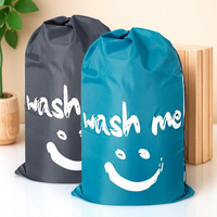 Sac à Linge Pliable en Tissu Oxford avec Cordon, pour Rangement et Organisation des Vêtements – Modèle « Wash Me »