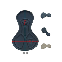 Coussin de gel de cyclisme réversible anti-choc, taille plus, écologique, pour shorts de vélo - Coolmax confortable, respirant 3D, unisexe