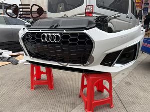 TUZHIHAO 2021-2024 per <span class=keywords><strong>Audi</strong></span> <span class=keywords><strong>A5</strong></span> S5 frontale del paraurti anteriore griglia ventola del radiatore Kit corpo condensatore gruppo paraurti anteriore - Product Image 3