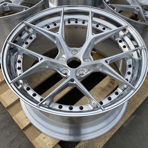 XINLAI Nuevas Llantas Forjadas de 2 Piezas con Diseño de Radios Divididos en Plata Cepillada, de 18-24 Pulgadas, 5x114.3/120, ET 20mm para / GT-R - Product Image 4