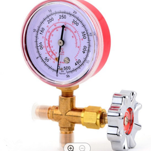 Холодильные детали для хладагента 134 A, набор манометров для заряда и тестирования, один столешной клапан - Product Image 3