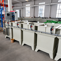 Système complet de traitement des eaux usées de galvanoplastie au cyanure avec évaporateur MVR pour l'industrie électronique, zéro rejet liquide