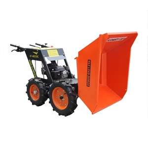 Konrant 250kg điện xe cút kít CE phê duyệt giá thấp Xe đẩy bê tông minidumper motocariola cingolata - Product Image 6