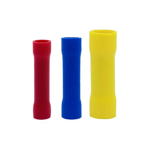 Terminales de tubo Nuoyifan, conectores de cobre para unión de cables, terminales aislados prensados en frío intermedios largos. - Product Image 1