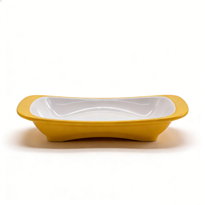 Bandeja <span class=keywords><strong>de</strong></span> Servir <span class=keywords><strong>de</strong></span> <span class=keywords><strong>Melamina</strong></span> Irrompible <span class=keywords><strong>y</strong></span> Reutilizable, Plato Apto para Lavavajillas, <span class=keywords><strong>Platos</strong></span> <span class=keywords><strong>y</strong></span> Utensilios <span class=keywords><strong>de</strong></span> Servir <span class=keywords><strong>de</strong></span> <span class=keywords><strong>Melamina</strong></span> - Product Image 3