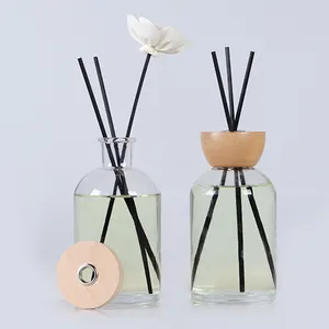 1000ml big decorative reed diffuser bottle round clear aroma diffuser glass bottle