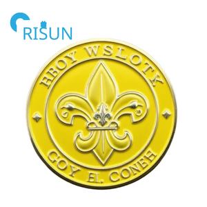 Monedas de Desafío Personalizadas de Metal 3D de los Exploradores Scouts, Moneda de Desafío Personalizada de Esmalte del Club Mundial de Scouts - Product Image 5