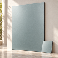 Panneau composite en aluminium revêtu de PVDF gris vert 1220x2440mm, plaque ACP pour bardage