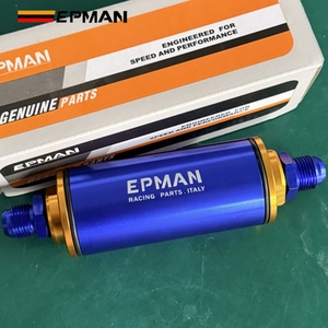 Filtro Carburante Universale EPMAN Inline 100 Micron ad Alto Flusso per Benzina e Diesel con Adattatori 6AN 8AN 10AN e Raccordi Barb da 8.6mm - Product Image 6