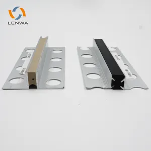 10 Mm 12.5 Mm Lenwa Aluminium Beweging Gezamenlijke En Aluminium Uitbreiding Controle Joint Tegel Trim