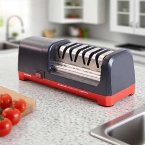 Affilatrice elettrica per coltelli in acciaio diamantato di livello professionale per la migliore macchina per affilare la cucina - Product Image 2