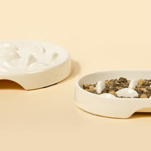 Bol d'alimentation lente pour animaux de compagnie en PP durable et antidérapant - Product Image 2