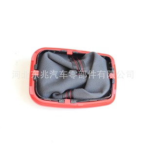 Vw Golf 345 Leather Gear <b>Knob</b> Black With Blue Stitching Ergonomic <b>Shift</b> Lever Cover For Manual Transmission Cars - Product Image 5